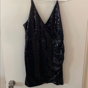 Little Black Sequin Dress
